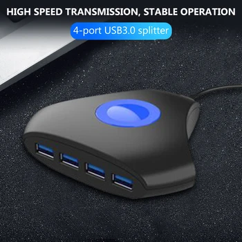 

USB Splitter Expander Adapter 4 Port USB 3.0 HUB 5Gbps Multi Small PC Computer for Household Computer Accessories