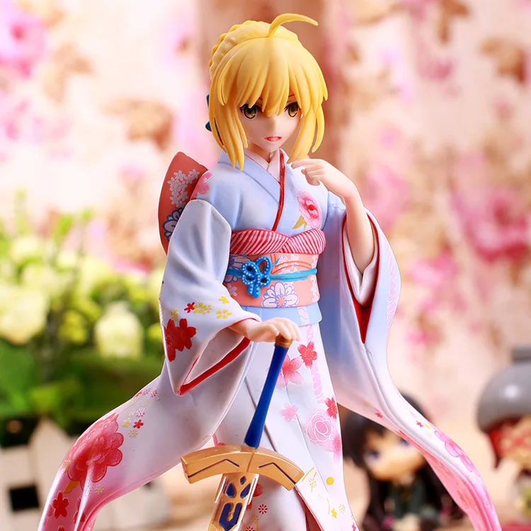 Aniplex Fate/Stay Night SABER Цин Чжэ кимоно платье SABER Ceiba Garage Kit