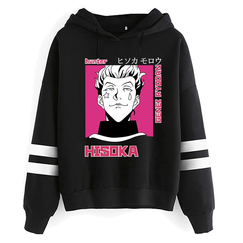 

Hunter X Hunter Hisoka Kurapika Hoodies Men Killua Zoldyck Sweatshirts Harajuku Anime Manga Hip Hop Streetwear Unisex Tops Male