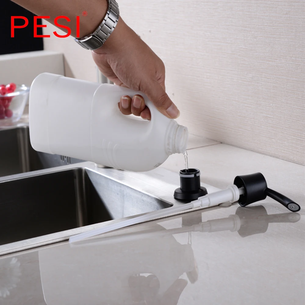 Kitchen Soap Dispenser For Sink Detergent Liquid Hand Wash Soap Dispenser Pump for Kitchen Built in Counter top Dispenser.