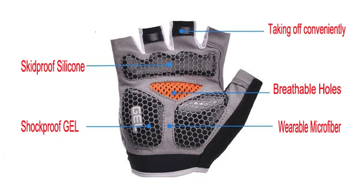 Перчатки для велоспорта HandCrew на открытом воздухе guantes ciclismo, велосипедные гоночные перчатки с полупальцами, велосипедные перчатки для мужчин и женщин