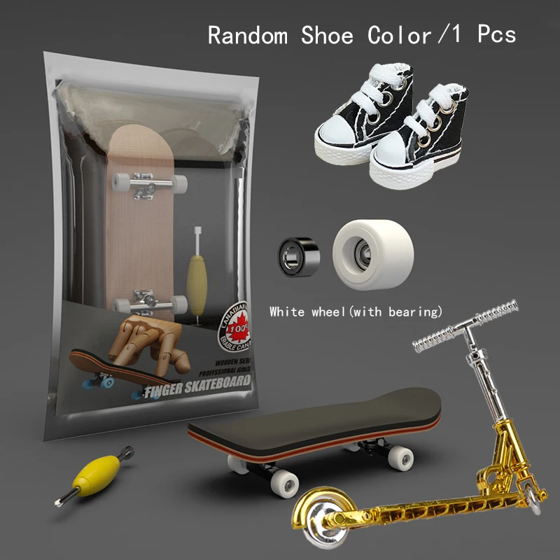 Ensemble de planche à roulettes en bois pour garçons, mini scooter à deux  roues, module, chaussures de planche à roulettes, jouets de rencontre,  cadeau de jeu, nouveauté - AliExpress