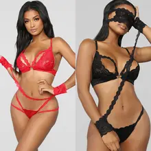 Hirigin женский сексуальный кружевной бюстгальтер пуш-ап с вырезами, бюстгальтер с низкой талией, комплект нижнего белья, комплект ночного белья