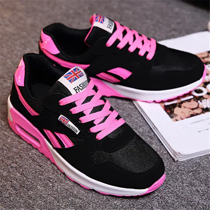 

Sneakers Women Adult vest Soft Sole Light Woman Vulcanized Shoes air cushion Flat Casual Shoes mesh Breathe tenis Zapatos Mujer