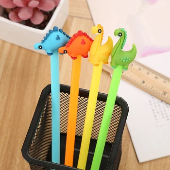 

1pcs Dinosaur Pen Bag Gel Pen 0.5mm Cute Pens Novelty Kawaii Gel Pens Student Stationery Signature Kawaii Pen School Supplies