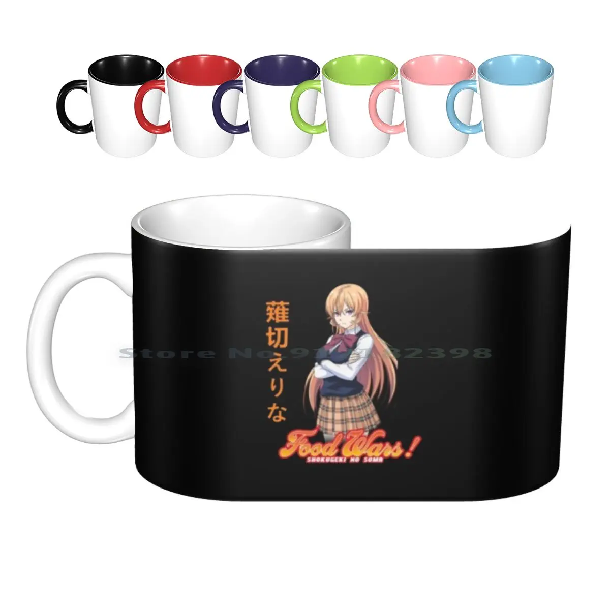 Erina Nakiri Tazze In Ceramica Tazze Da Caffè Tazza Da Tè Al Latte Cibo Anime Food Wars Soma Manga Yukihira Erina Nakiri Wars Shokugeki