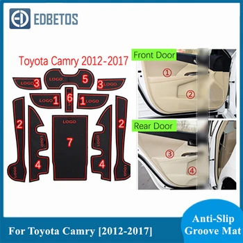 

Anti-Slip Mat For Toyota Camry 2012-2017 7 Gen XV50 Altis Aurion 50 MK7 Gate Slot Coaster Anti-Dirty Door Groove Mat Camry