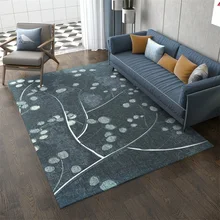 Ковёр для гостиной в скандинавском стиле с компактной геометрией и большой площадью, матрас для чайного столика, прикроватный матрас, покрытый напольным матрасом