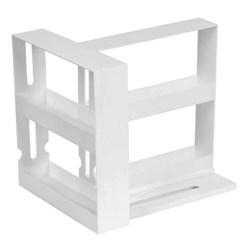 

Multi-Function Storage Rack Seasoning Spice Jar Rack Rotating Kitchen Organizer Home MU8669