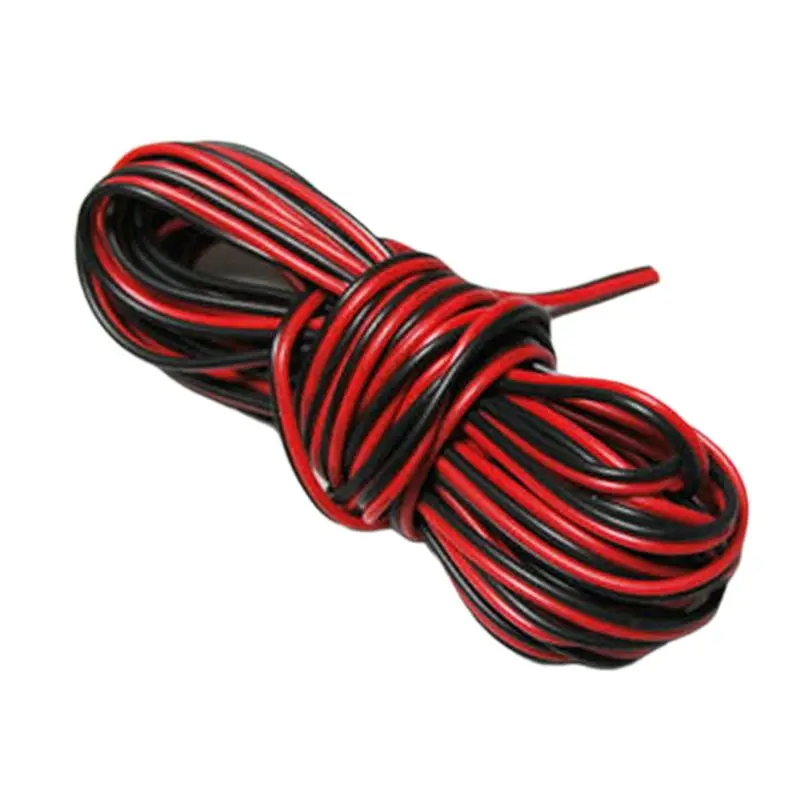10 м 18/20/22 калибра AWG для провода электрического кабеля Луженая Медь утепленная удлинитель для светодиодов ленточный кабель провод