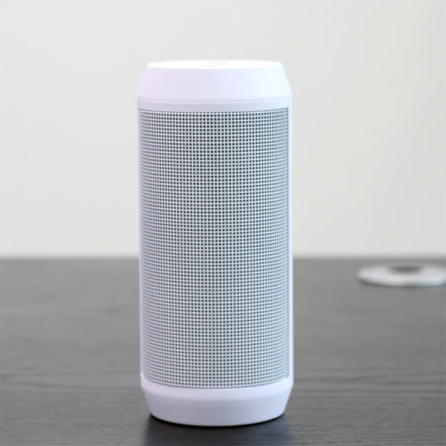 LED speaker White Портативный беспроводной bluetooth динамик светодиодный супер бас с изменяющим цвет светильник Встроенный микрофон подходит для дома на открытом воздухе trave - Цвет: LED speaker White