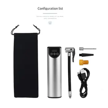 

Smart Wireless Air Pump Mini Convenient Bicycle Car Pump Electric Pump Built In Battery Metal Air Pump