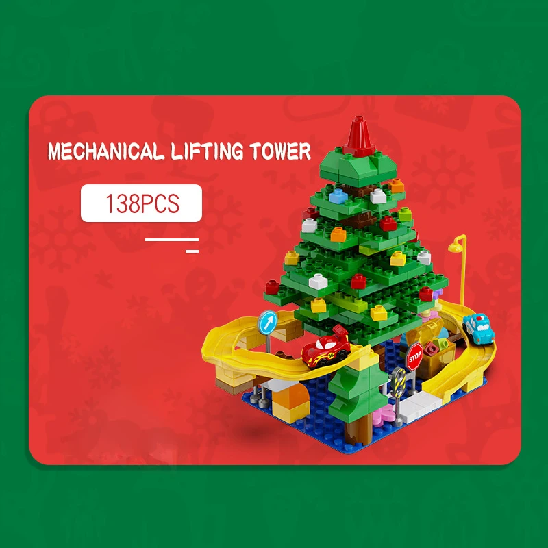 discount buy coupon Large Size Christmas tree Slide Block