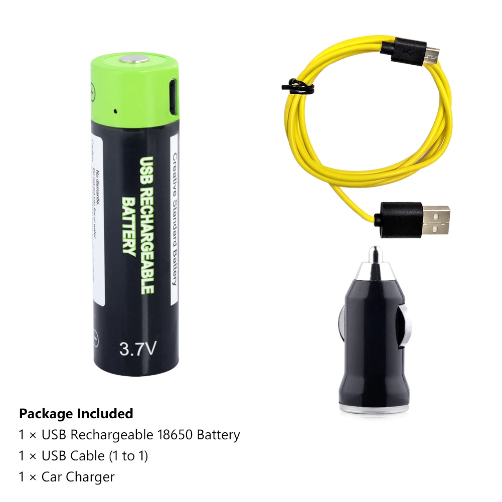 18650 USB литий-ионная Lipo батарея 1500mAh Li-Po батарея с кабелем для игрушек пульт дистанционного управления литий-полимерные батареи - Цвет: 1Pc charger cable
