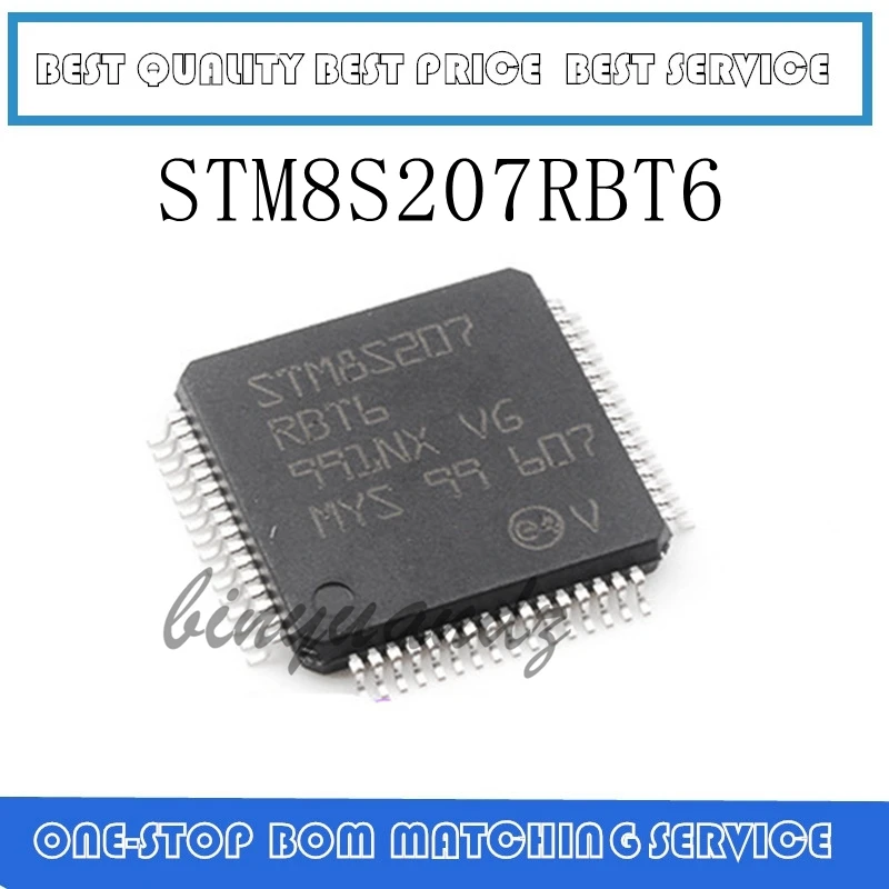 5 шт./лот STM8S207RBT6C STM8S207 RBT6C LQFP64 лучшего качества