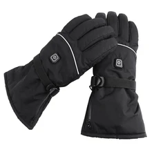 1 пара, сохраняющие тепло, перчатки с электрическим подогревом, на открытом воздухе, с регулируемой температурой, с батареей, для занятий спортом, для верховой езды, для пеших прогулок, водонепроницаемые