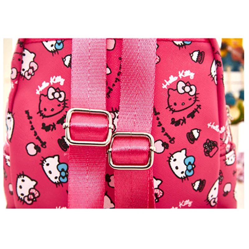 Детский рюкзак HELLO KITTY, женский маленький школьный рюкзак с рисунком кота из мультфильма, Модный водонепроницаемый маленький рюкзак, вечерние сумки
