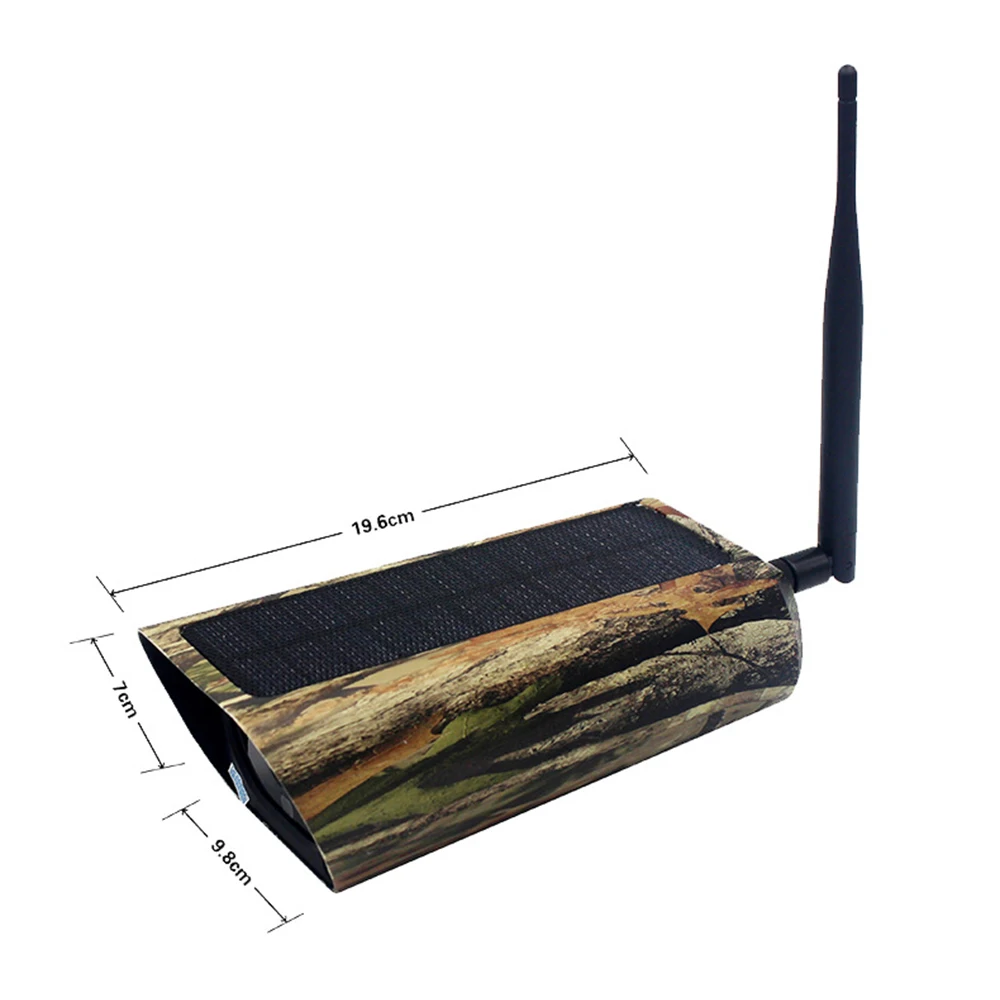 Беспроводная охотничья камера с Wi-Fi, камера для охоты на солнечной батарее, камера для наблюдения за дикой природой, ИК камера для съемки с ночным видением, фото-ловушки с животными