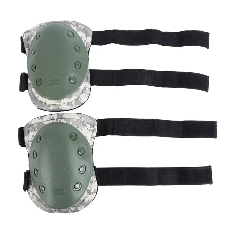 Outdoor Adjustable Tactical Military Paintball Skate Elbow Knee Pads Airsoft Combat Protective Set Hot Sale