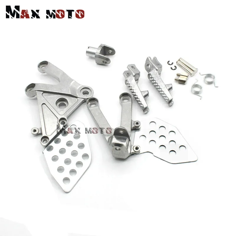 Для HONDA CBR600RR CBR 600RR CBR600 RR F5 2003-2006 мотоциклетные Алюминиевые Подножки передние подножки педали подножки - Цвет: Silver