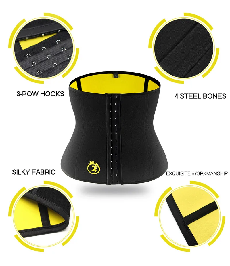 NINGMI S-6XL Slim Waist Trainer Body Shaper for Women Neoprene Sauna Strap Weight Loss Shapewear Cinchers Belt Girdles Plus Size NINGMI S-6XL Slim Waist Trainer Body Shaper for Women Neoprene Sauna Strap Weight Loss Shapewear Cinchers Belt Girdles Plus Size