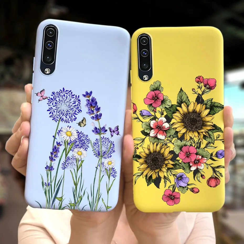 Custodia Per Fiori Di Lusso Per Samsung Galaxy A50 A30 Custodia In Silicone Liquido Morbido Tpu Cover Posteriore Per Samsung A50S A30S A 50 30S Funda 