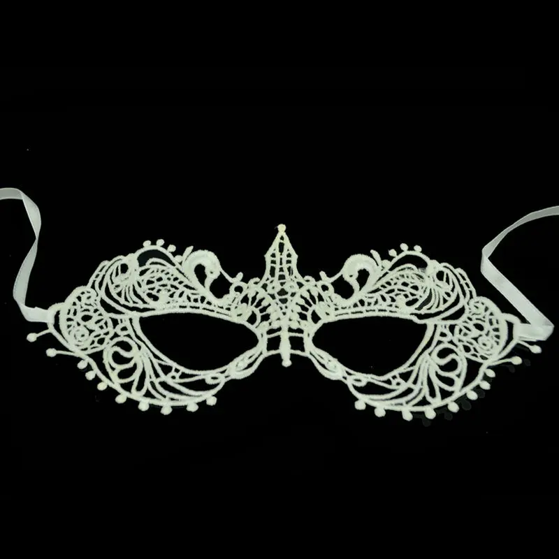 Halloween Lace Mask Hollow out Lace Stereo Stereotypes Veil Mask Sexy Party Eye Patch Stereotypes