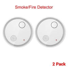 CPVan ES63-A5, 2 шт./лот, беспроводная дымовая сигнализация, пожарный датчик, защита EN14604, детектор дыма, сертифицированный CE, громкий сигнал тревоги