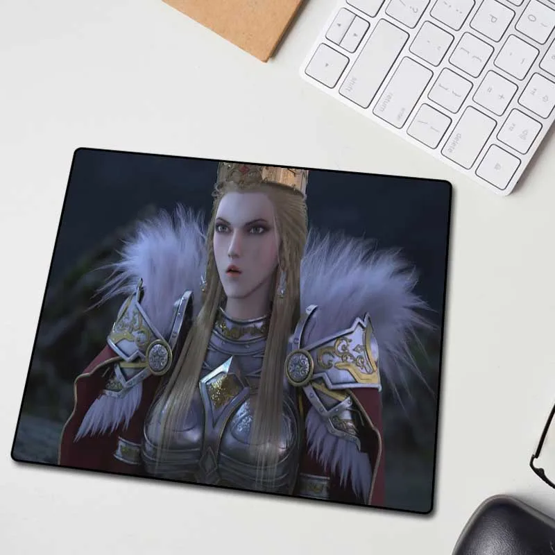  XGZ Cute Angel Custom Large Gaming Mouse Pad Black Lock Edge Computer Keyboard Desk Mat Speed Rubbe