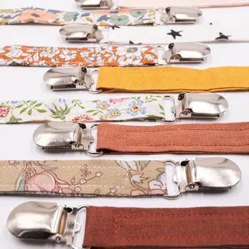 

Dummy Clips Pacifier Clips Pacifier Clip Chain Cotton Linen Baby Teething Holder 23GD