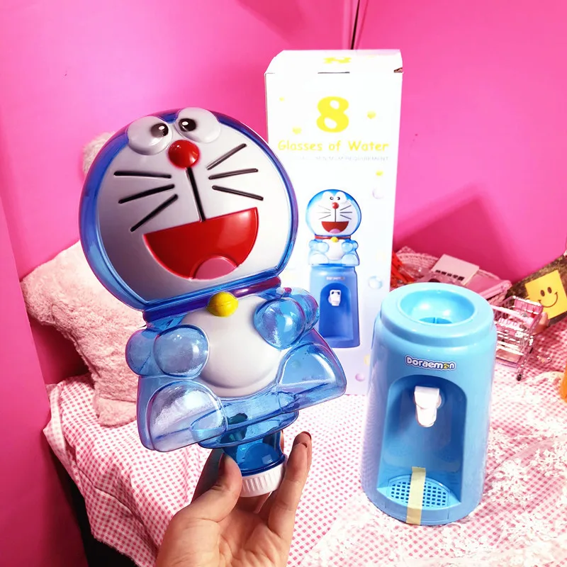 Синий Dingding cat мебель для помещений 8 чашек мини-диспенсер для воды Детский мультфильм диспенсер для воды жизнь офис мини-диспенсер для воды - Цвет: Синий