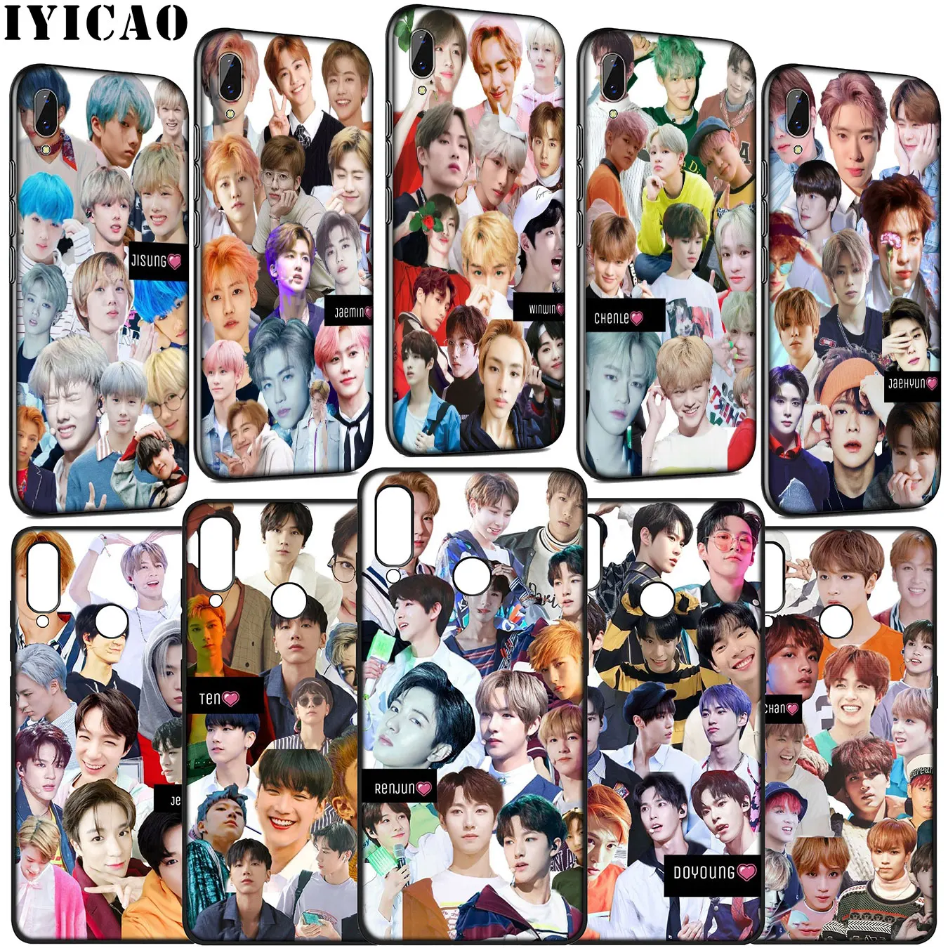 Мягкий телефонный чехол NCT 127 KPOP для Huawei Y9 Y7 Y6 Prime 2019 2018 Honor 20 10 9 9X 8C 8X 8 Lite 7C 7X 7A Pro |