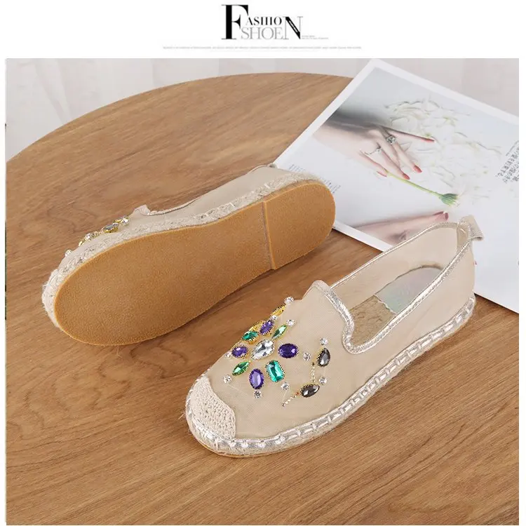 Espadrilles Merk; Дизайнерская обувь; Vrouwen Schoenen Visser Schoenen Ademend; повседневная обувь без шнуровки; удобные лоферы на плоской подошве; QW-59