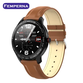 

Femperna L9 Smart Watch Men IP68 ECG+PPG Heart Rate Blood Pressure Blood Oxygen Business Smart Sports Watch for Android IOS