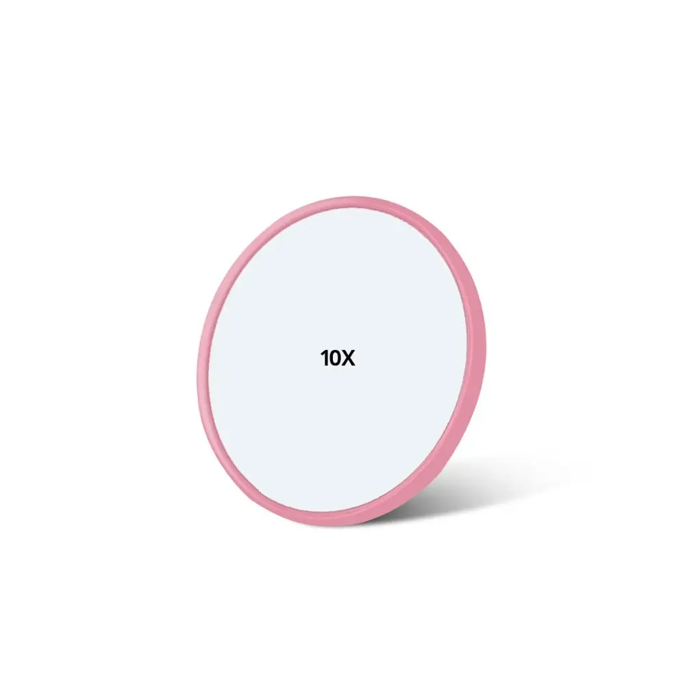 C-10X Pink Mirror Сенсорный зеркальный светильник светодиодный макияж светильник полный Профессиональный макияж туалетный светильник Диммер ночной туалетный столик лампа туалетный светильник - Испускаемый цвет: C-10X Pink Mirror
