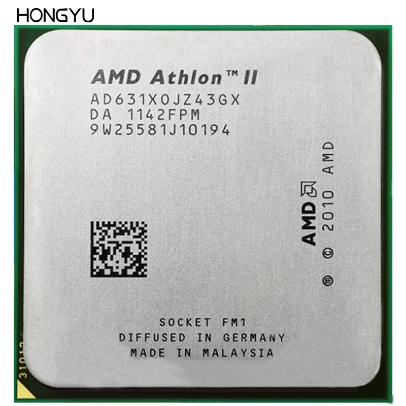 Процессор AMD Athlon II X4 631 Socket FM1 100 Вт 2,6 ГГц 905-pin четырехъядерный процессор настольный процессор X4 631 Socket fm1