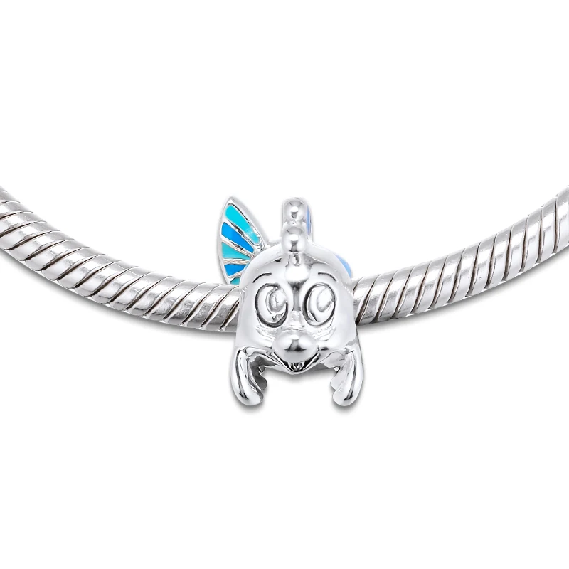 CKK Fit Pandora браслет Русалочка Flounde бусины для Подвески для изготовления украшений Стерлинговое Серебро 925 оригинальные бусины Шарм Kralen
