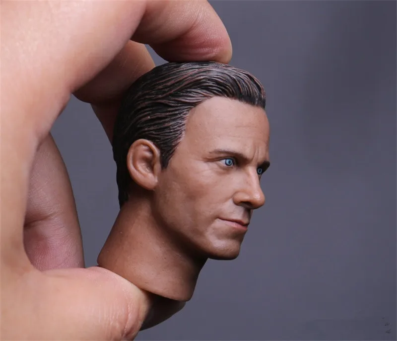 1/6 scale toy Assassins Creed Male Head Sculpt w/Micheal Fassbender Likeness 