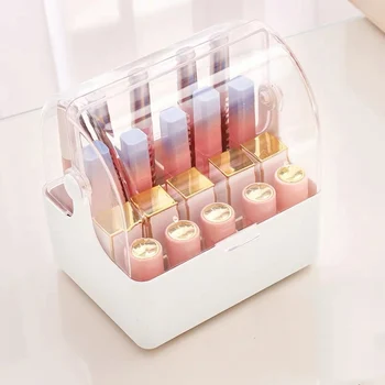 

20 Grids Dustproof Lipstick Lip gloss Holder Makeup Organizer Lip Glaze Display Stand Cosmetic Storage Box Jewelry Box Holder