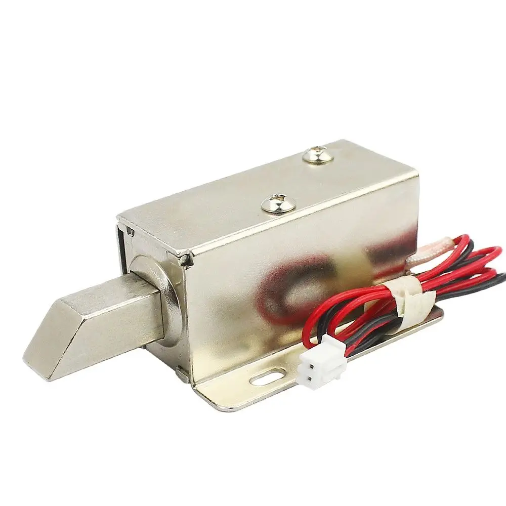 Electronic Lock DC small electric control lock DC12v access control electronic lock door mini electric bolt electromagnetic door
