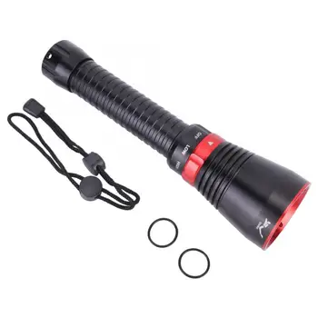 

Outdoor Waterproof Diving LED Torch Flashlight Highlight Fill Light for Camping Climbing 80m Diving Torch