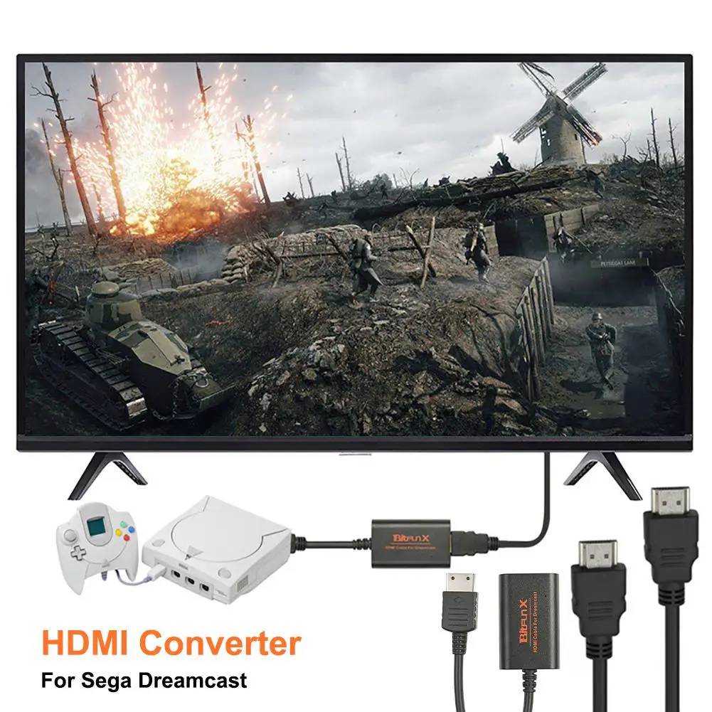 2021 Новый HDMI адаптер для консолей Sega Dreamcast кабель HDMI/HD Link преобразователя Hd