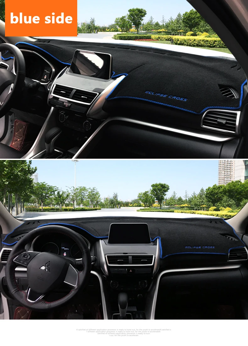 Для Mitsubishi Eclipse Cross LHD Приборная панель автомобиля Избегайте Light Pad Инструмент платформа Настольная Крышка КОВРИК КОВРЫ лето