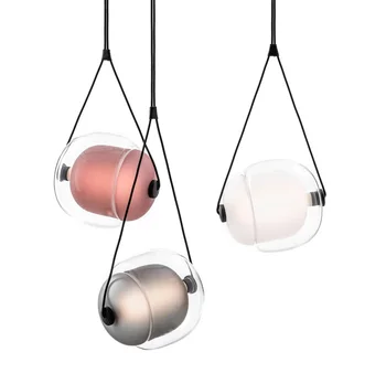 

Colorful Hanging Lamp with Glass Shade / 295x265mm LED Lantern Pendant Lamps