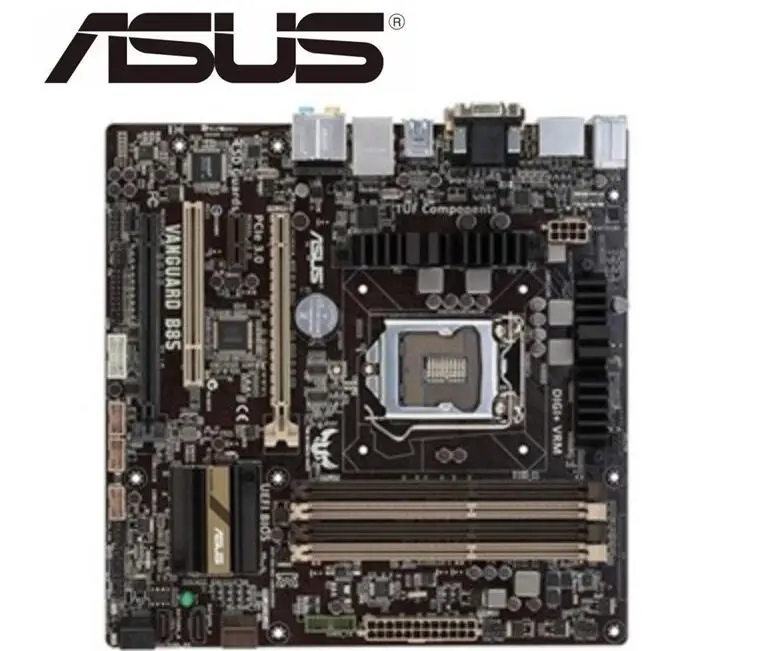 Asus VANGUARD B85 б/у настольная материнская плата LGA 1150 i7 i5 i3 DDR3 32 Гб SATA3 Micro-ATX | Компьютеры