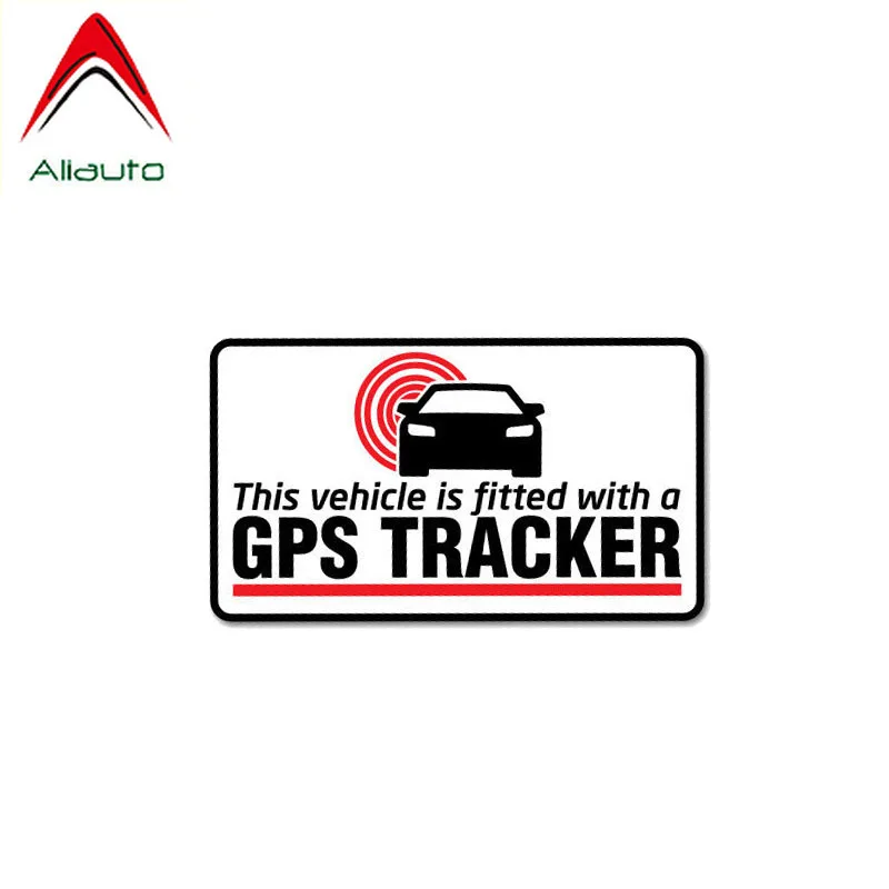 Aliauto Warning Car Sticker GPS Tracker Fitted Reflective Waterproof