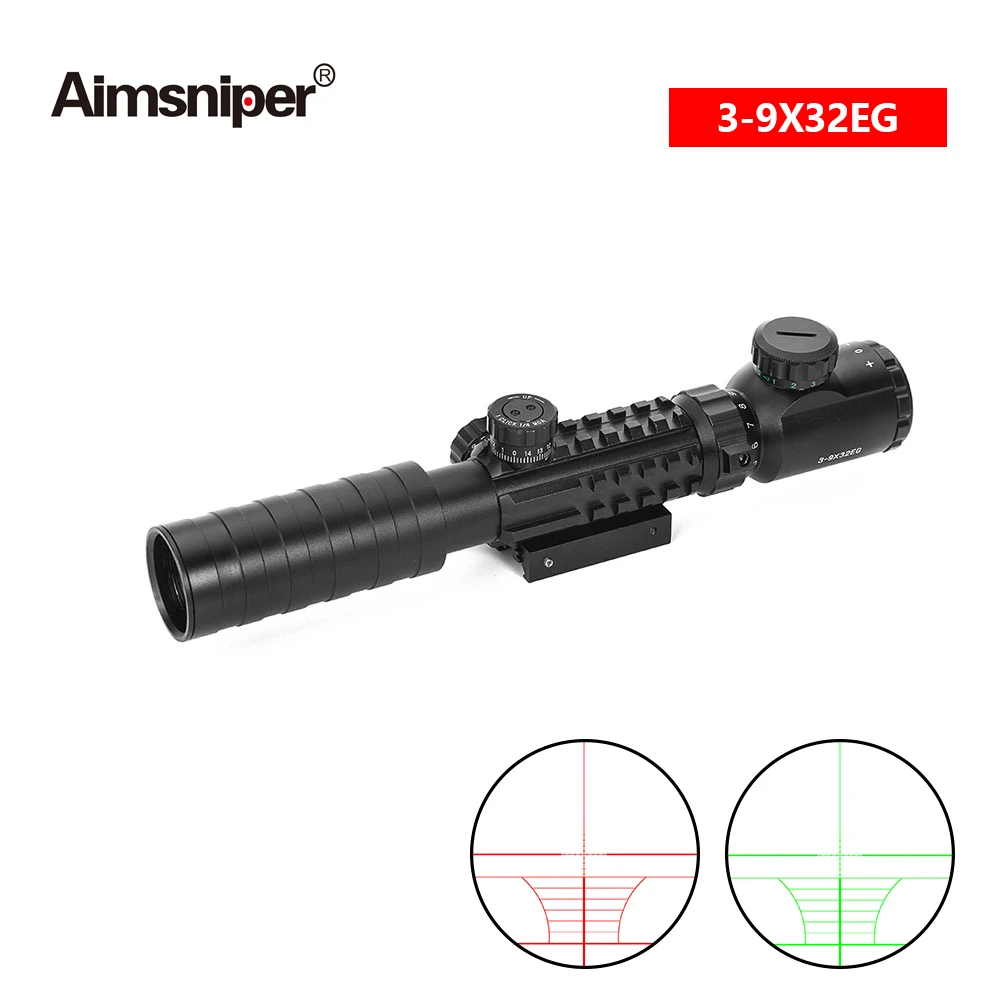 Aimsniper охотничий 3 9X32EG прицел с красной и зеленой подсветкой тактический