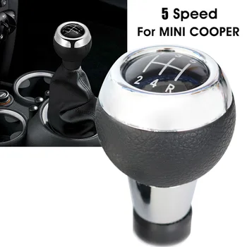 

Car Accessories Microfiber Leather Car 5 Speed Manual Gear Shift Knob Leather For Mini Cooper R55 R56 R57 R58