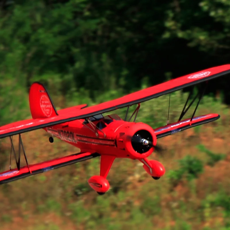 Начинающих Электрический Dynam WACO YMF 5D V2 2 4G 6CH 1270 мм размах крыльев EPO модель биплана здания RC самолет