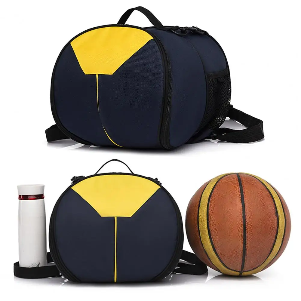 Large Capacity Unisex Basketball Bag Round Shape Waterproof Portable Youth Sport Ball Handbag for Adult Sports Accessories